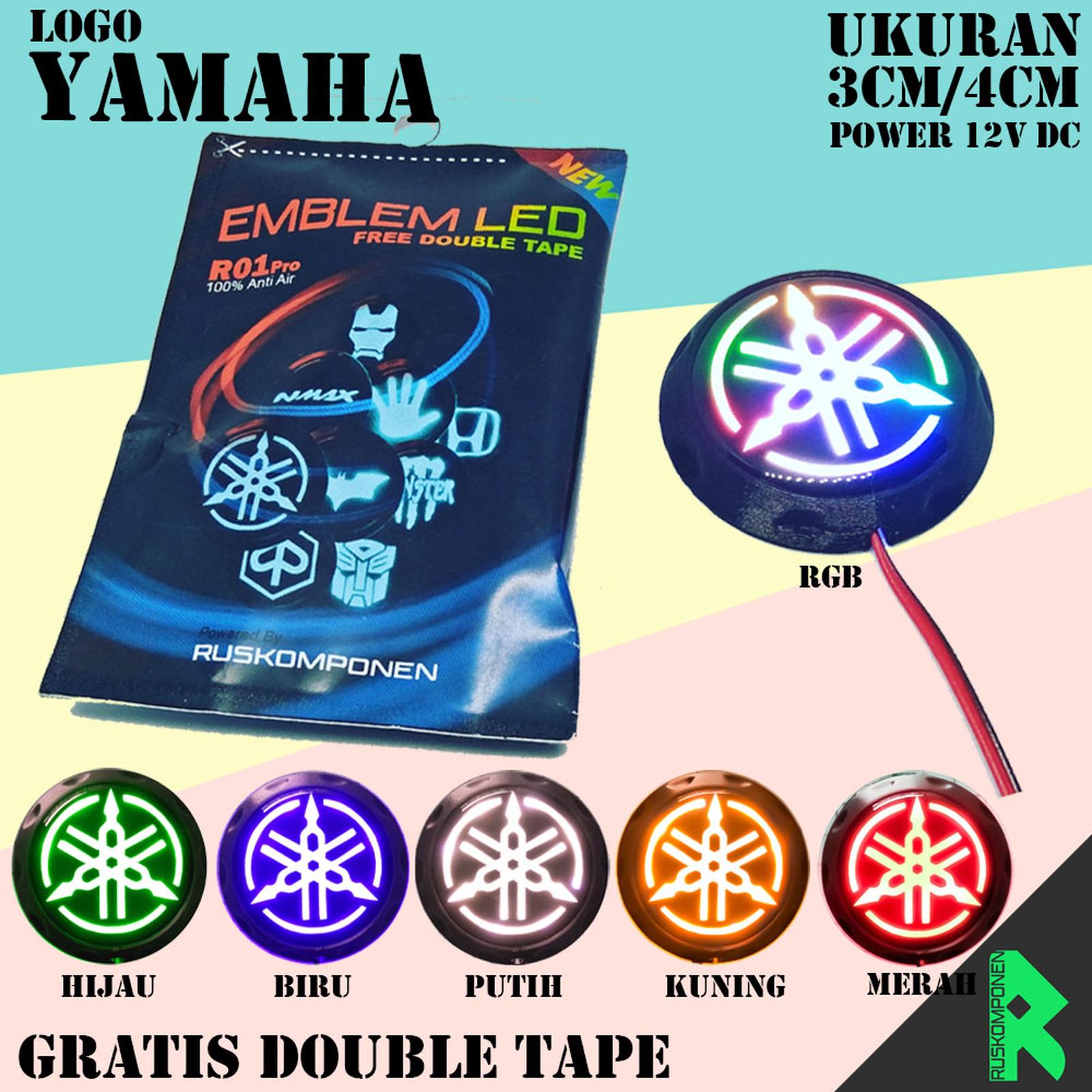Emblem LED yamaha logo yamaha
